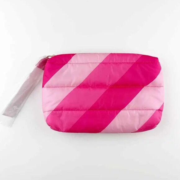 Estée Lauder Cosmetic Bag Puffer Makeup Toiletries Toiletry Case Pink Skincare - Picture 7 of 7